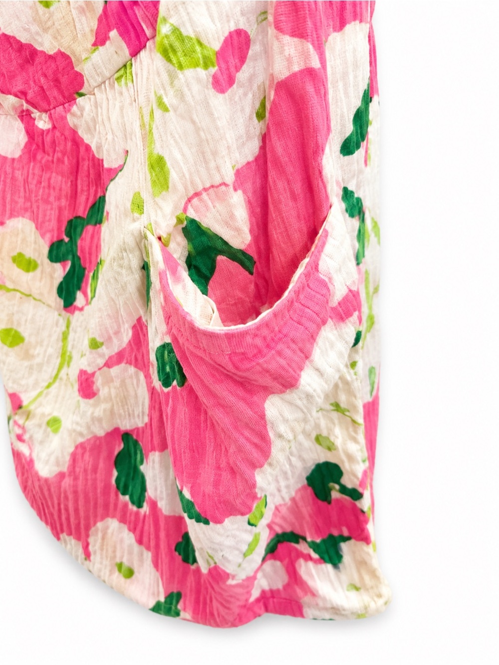Lily Pultzier Pink Floral Sundress with Pockets - Picture 2 of 4